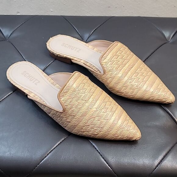 SCHUTZ Renly Slip on Pointed Toe  Flats - Picture 1 of 7